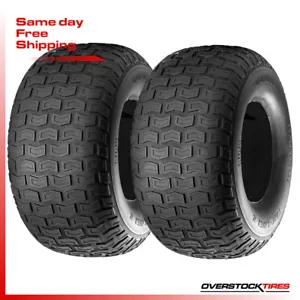 2 NEW 16x6.50-8 Carlisle Turf-Saver II 2 PLY Lawn & Garden Tires 16 6.50 8 - Picture 1 of 4