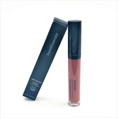 Laca labial patente bareMinerals Gen Nude, perfecta, 3,7 ml / 0,21 oz Foto 1 de 4