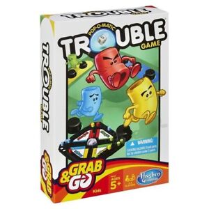 Pop O Matic Trouble Grab & Go Game for 2-4 Players