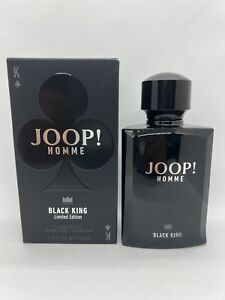 Joop Homme noir King EDT édition limitée 4,2 oz/125 ml RARE HTF ABANDONNÉ