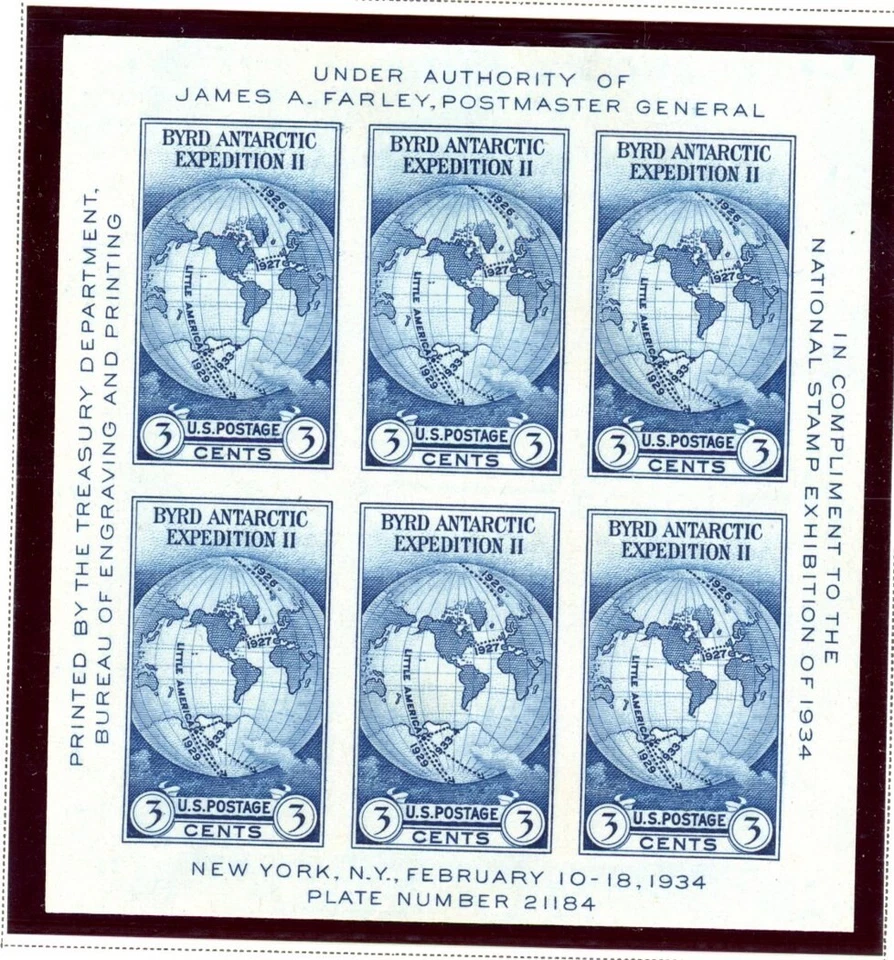 US Scott # 735 - MNH-NG - Souvenir Sheet - CV=$10.00           (25-C236) - Image 1 of 1