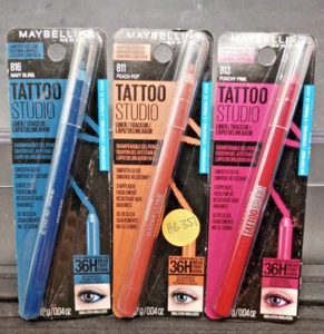 3 Pk) Maybelline Tattoo Studio Waterproof Liner - #Assorted #HB351 - 0.04 Oz Ea. - Picture 1 of 5