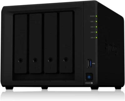 Synology DS420+ 48TB 4x12TB 4 Bay Desktop NAS Solution with Seagate Iron Wolf - Image 1 of 4