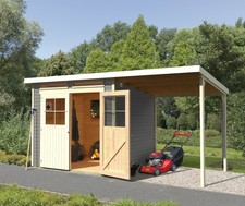 Gartenhauser Gerateschuppen Mit 5 1 10 M Flache Und 15 19 Mm Aus Holz Gunstig Kaufen Ebay