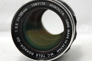 Minolta MC TELE ROKKOR-QD 135mm F3.5 Lens  SN1587172