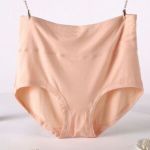 Plus Size Women Panties Bamboo Fiber Briefs High Waist Body Shaping Underwear