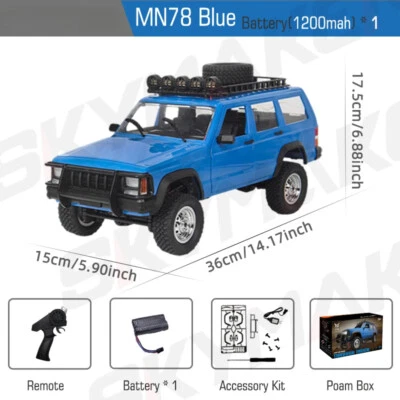 1:12 Full Scale MN Model RTR Version RC Car 2.4G 4WD 280 Motor Proportional Car - Image 1 of 4