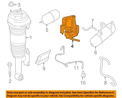 BMW OEM 16-17 740i xDrive Ride Control Components-Compressor 37206861882 - Image 1 of 2