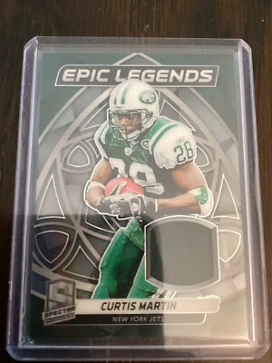 2019 Panini Spectra Curtis Martin Epic Legends Relic /99 - Image 1 of 4