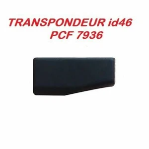 Peugeot Citroen Renault Transpondeur vierge PCF7936 ID46 ANTIDEMARRAGE Clé puce - Imagen 1 de 1