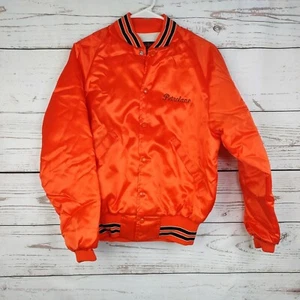 Pla-Jac By Dunbrooke Windbreaker Size 40-M-42 Petrolane Neon Orange Vintage Used - Picture 1 of 12