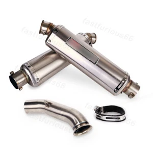 Modified Exhaust Muffler Mid Pipe 51MM System For Duke 125 250 390 RC390 2017-20 - Picture 1 of 13