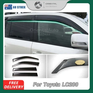 Premium Weather Shields for Toyota Landcruiser 200 2007-2021 Weathershield - Picture 1 of 8