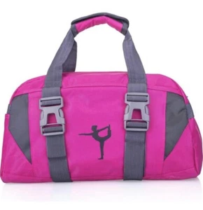 Dance Duffle Bag For Girls Sport Gym Bags Women Medium Rose - Picture 1 of 3