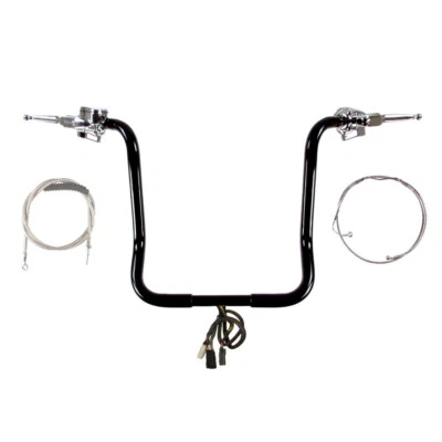 Kit de barra de suspensión Ape 2008-2013 Harley Electra Glide 1 1/4" negra 18" con radio con ABS Foto 1 de 4