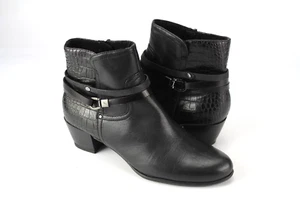 Venturini Gr.42 Damen Stiefel Stiefelette Boots Winter Leder Schwarz Top 22 G - Bild 1 von 5