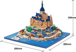 KAWADA nanoblock Mont Saint Michel Deluxe Edition - Picture 1 of 5