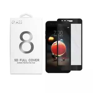 2x For LG Aristo 2/ Aristo 3 X210 5D Full Cover Tempered Glass Screen Protector - Picture 1 of 2