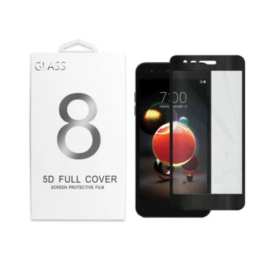 2x For LG Aristo 2/ Aristo 3 X210 5D Full Cover Tempered Glass Screen Protector  - Image 1 of 2
