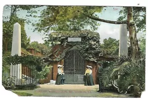 ANTIKE Postkarte - Grab des Präsidenten Washington - Mt Vernon, VA - Bild 1 von 2