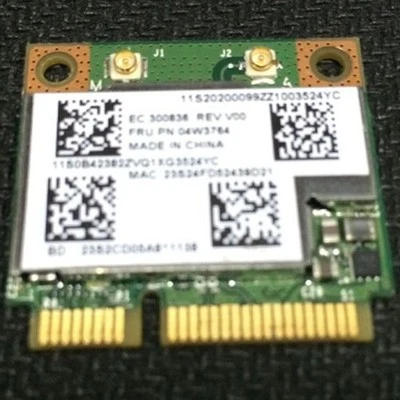 IBM Lenovo BCM943228HMB BCM43228 04W3763 04W3764 Half Wlan BT Bluetooth Card - Image 1 of 2