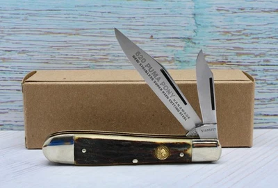 Navaja de bolsillo vintage 1972 Puma Pony 620 Teardrop Jack ciervo genuina Alemania Foto 1 de 4