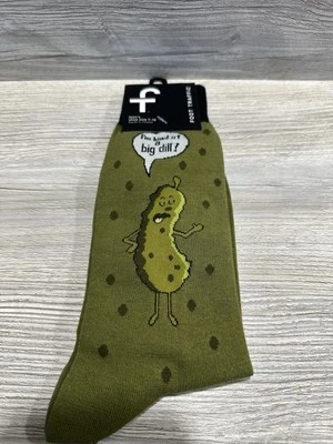 Cómodos calcetines encurtidos de novedad para hombre - talla 7-12 ¡¡Nuevos!! I’m Kind Of A Big Dill Foto 1 de 4