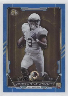 2015 Bowman Rookies Blue Rainbow Foil /499 Jamison Crowder #86 RC - Image 1 of 2