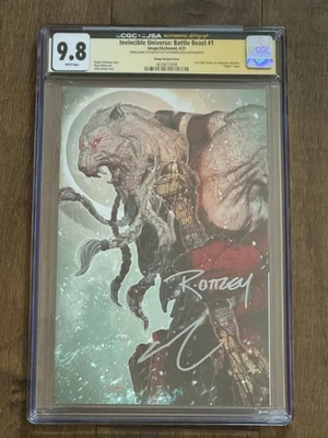 Invincible Universe Battle Beast #1 Signed By Ryan Ottley And John Giang CGC 9.8 - Image 1 of 2
