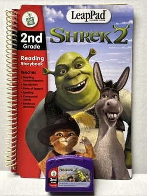 Shrek 2 LeapFrog LeapPad Reading Storybook & Cartridge 2nd Grade LEAP FROG PAD - Image 1 of 4