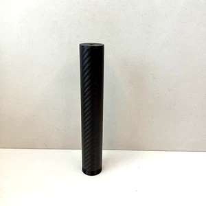 Airsoft Suppressor 1/2” UNF Mock Baffles TENCHU CARBON 3D Printed 210mm UK Made - Picture 1 of 4
