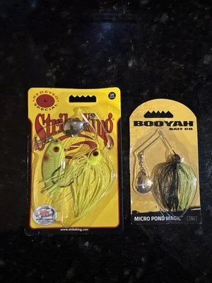 Señuelo Strike King Red Eye Special Spinnerbait Chartreuse Holo Blade 3/8 oz ambos Foto 1 de 4