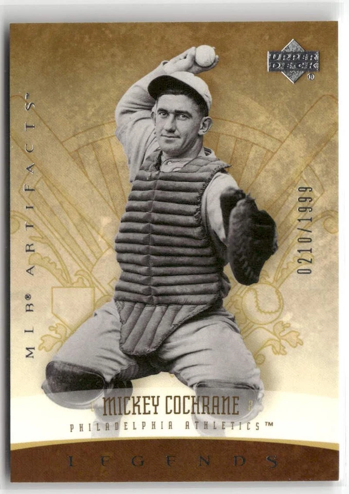 2005 Upper Deck Artifacts #180 Mickey Cochrane #/1999 ☘️119 - Image 1 of 2