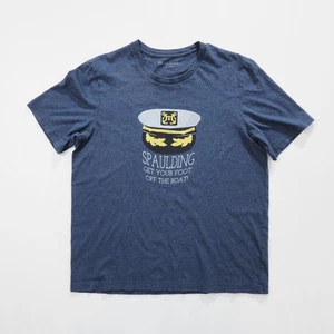 Travis Mathew Camicia Uomo Grande Blu Nautica Grafica Novità Vacanze Spiaggia - Foto 1 di 7