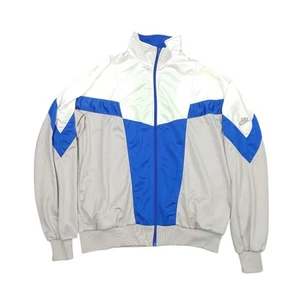 Nike Vintage Men's White, Blue, Gray Full Zip Soft-Shell Track Jacket XL - Picture 1 of 15