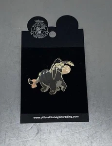 VTG Disney Parks “Eeyore” Official Trading Pin/Pin Back Button Gold & Enamel - Picture 1 of 3
