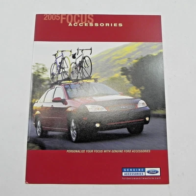 VINTAGE 2005 FORD FOCUS ACCESSORIES DEALERSHIP SALES BROCHURE SPECIFICATIONS - Image 1 of 4