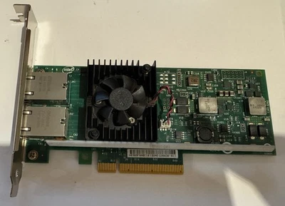 Intel X540-T2 Dual-Port 10GbE PCIe x8 Converged Network Adapter Dell - Bild 1 von 2