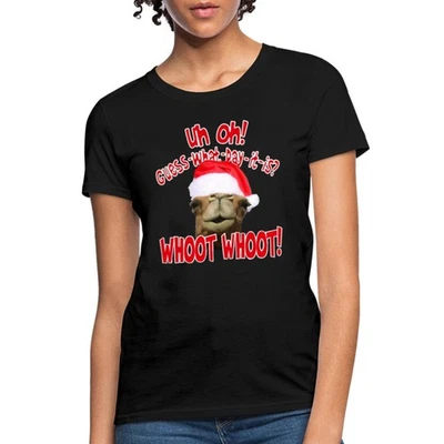Christmas Hump Day Camel Women's T-Shirt - Image 1 of 4
