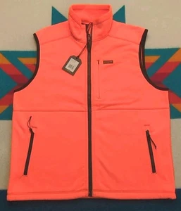 NUEVO CON ETIQUETAS Filson Granite Spire Chaleco Polar Cremallera Completa Chaqueta Naranja Llama 145 $ NUEVO Grande - Imagen 1 de 8