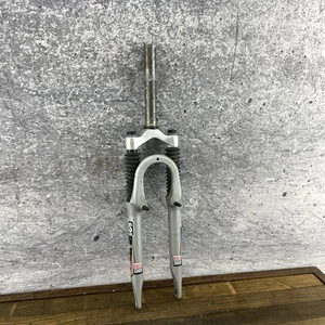 Vintage 1994 RockShox Jett XC Suspension Fork 1 1/8" 28.6mm Threaded MTB Silver - Picture 1 of 19