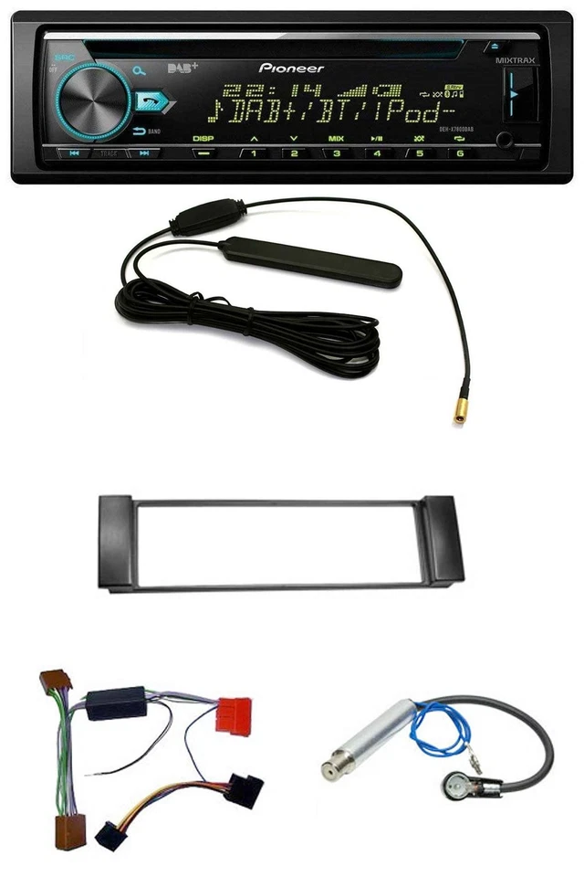 Pioneer CD MP3 AUX DAB USB Autoradio für Audi A3 8L 00-03 A6 C5 00-04 Aktivsyste - Bild 1 von 4