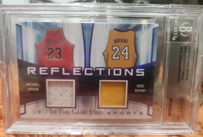 2018 REFLECTIONS ITG 二手补丁 1/9 迈克尔·乔丹 KOBE BRYANT BECKETT 正品 — 第 1/3 张图片