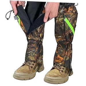 Leg Gaiters,Gaiters for Hiking Waterproof and Adjustable Snow Boot Gaiters - Picture 1 of 8