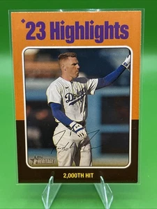 Topps Heritage Freddie Freeman ‘23 Highlights #2 - Picture 1 of 2
