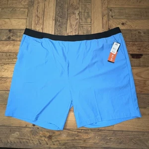Pantaloncini ibridi uomo Society Of One Active Blue 4XLT nuovi con etichetta - Foto 1 di 7