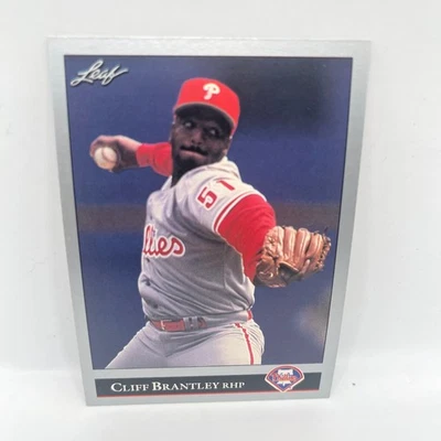 Cliff Brantley Phillies 1992 Leaf Series 2 #434 Baseball Card MLB - Image 1 of 2