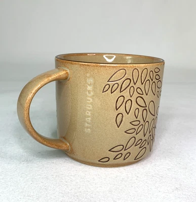 Taza de café Starbucks 2013 marrón hojas en relieve 14 fl oz otoño otoño Foto 1 de 4