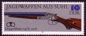 2377 Jagdwaffen aus Suhl 10 Pf ** - Imagen 1 de 1