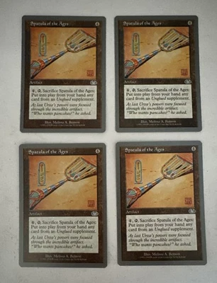 MTG X4 Spatula of the Ages X4  NM+ NP Unglued Regular  SellbyCyn - Image 1 of 4